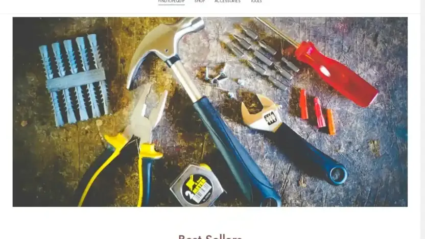 Screenshot of Non-Delivery scam website Findtopequip.com