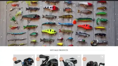 Screenshot of Sport scam website Fishingretail-us.com