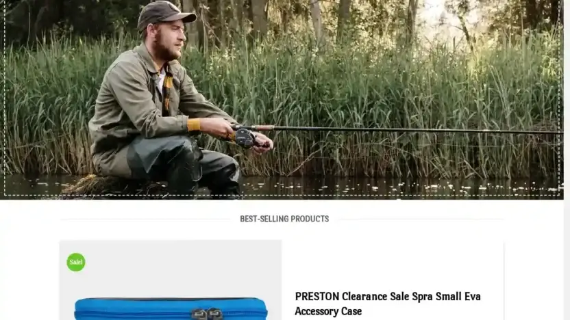Screenshot of Non-Delivery scam website Fishpreston.com