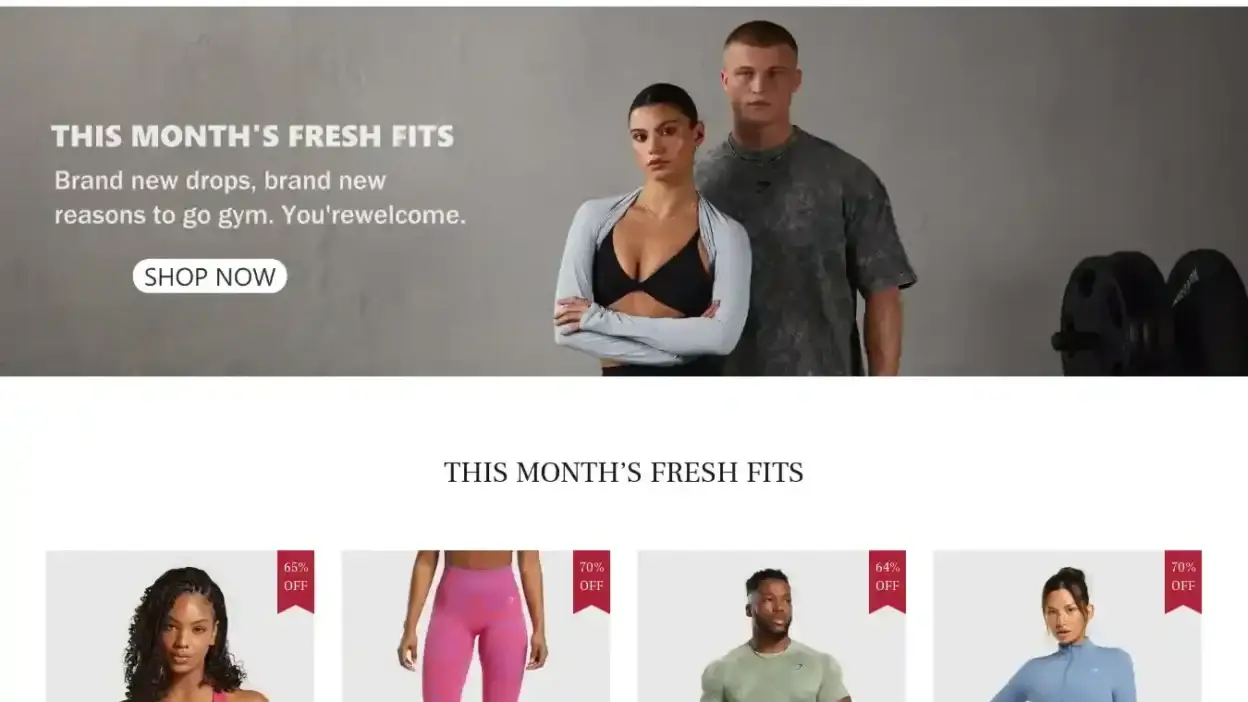 Screenshot of Non-Delivery scam website Fitnessvipstore.com