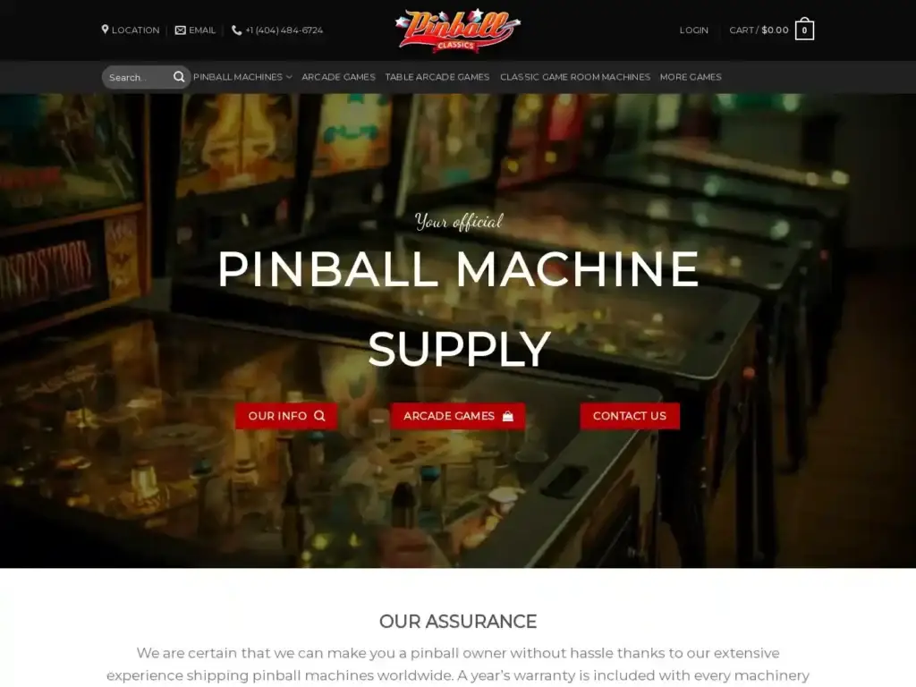 fivestarpinballmachines-com Alternative Text