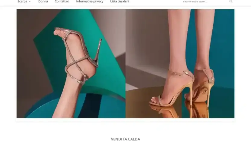 Screenshot of Non-Delivery scam website Flysoleluna.com