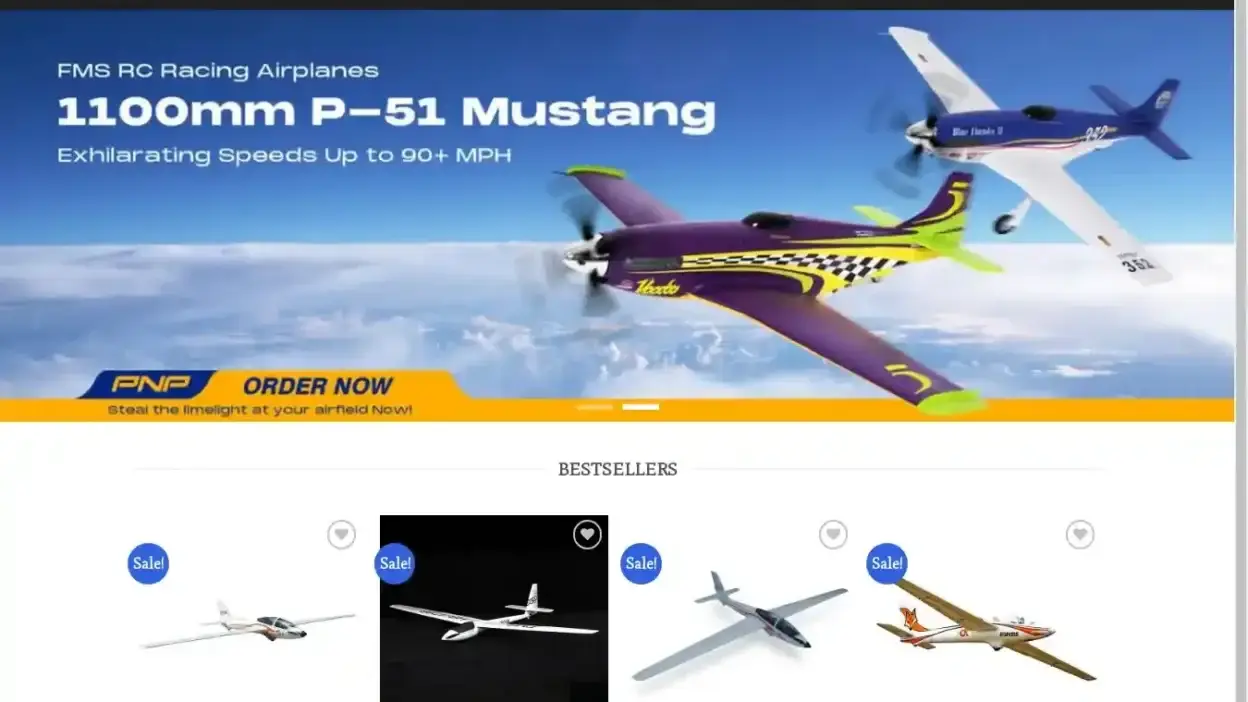 Screenshot of Non-Delivery scam website Fmsplane.com