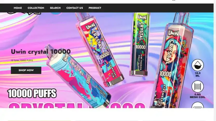 Screenshot of Non-Delivery scam website Fog-maker.com