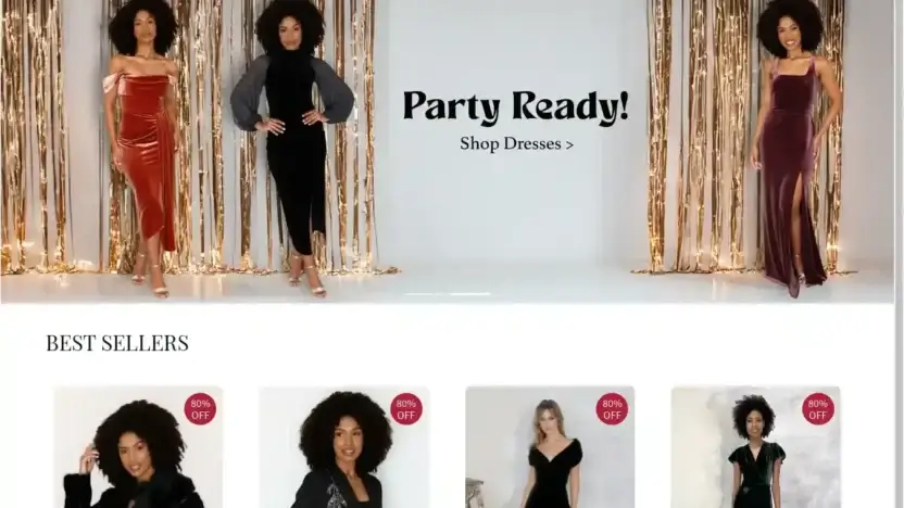 Screenshot of Non-Delivery scam website Folkstervip.shop