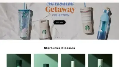 Screenshot of Non-Delivery scam website Fr-starbucks.com