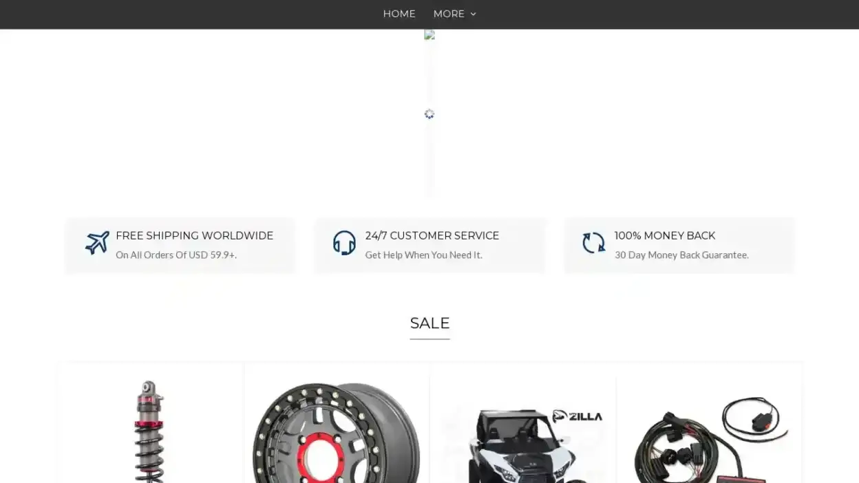 Screenshot of Non-Delivery scam website Fueledutv.shop