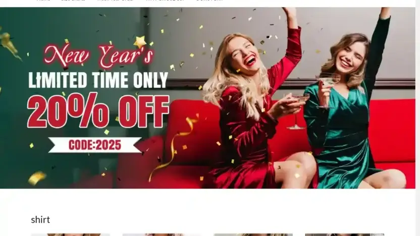 Screenshot of Non-Delivery scam website Fuggolas.shop