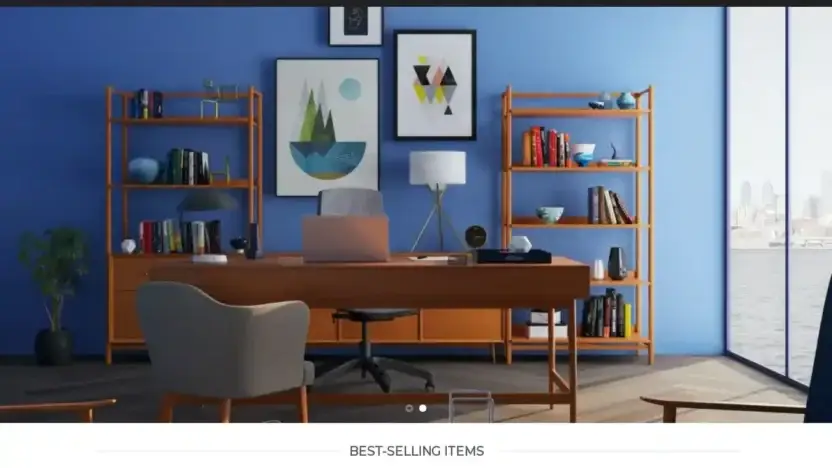 Screenshot of Non-Delivery scam website Furniture-coaster.com