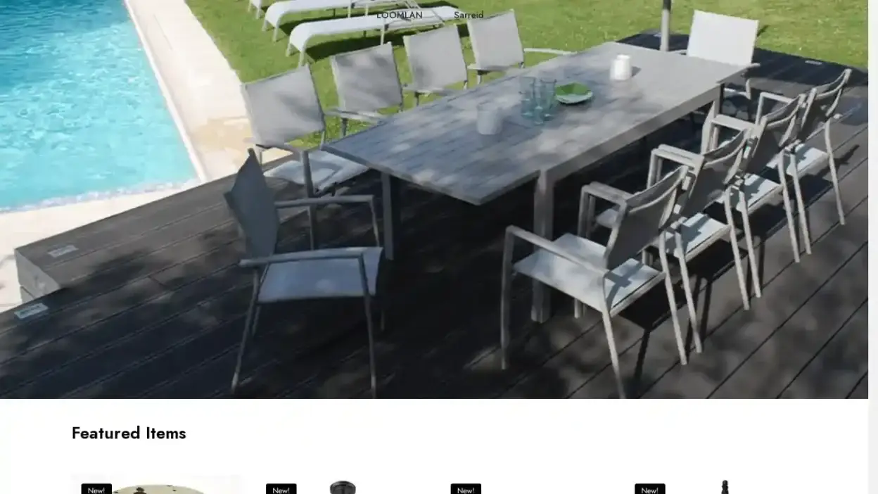 Screenshot of Non-Delivery scam website Furniturewholesalestore.com