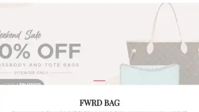 Screenshot of Non-Delivery scam website Fwrdoutlet.shop