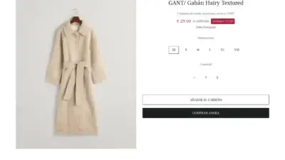 Screenshot of Non-Delivery scam website Gant.fun