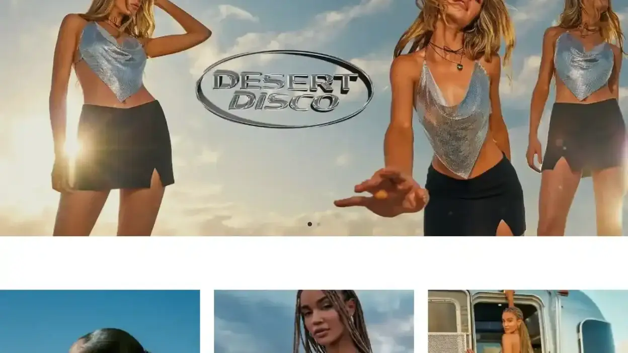 Screenshot of Non-Delivery scam website Garageclothingca.shop