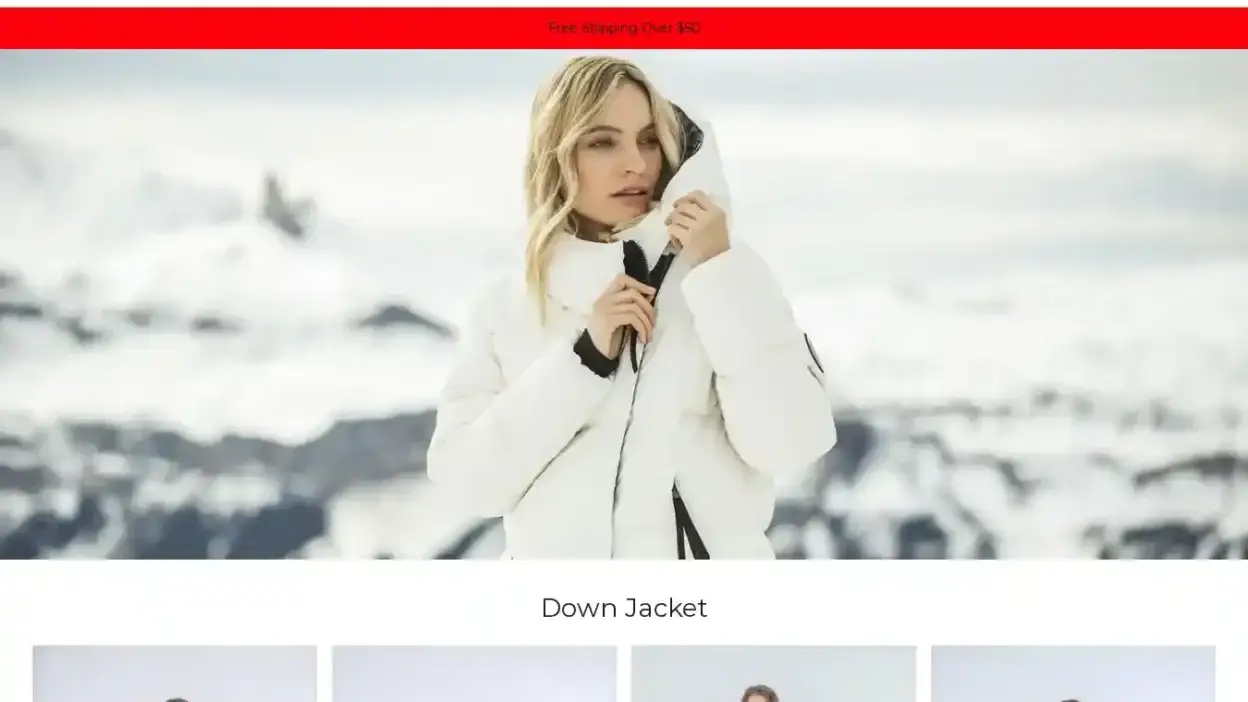 Screenshot of Non-Delivery scam website Garmentshopa.com