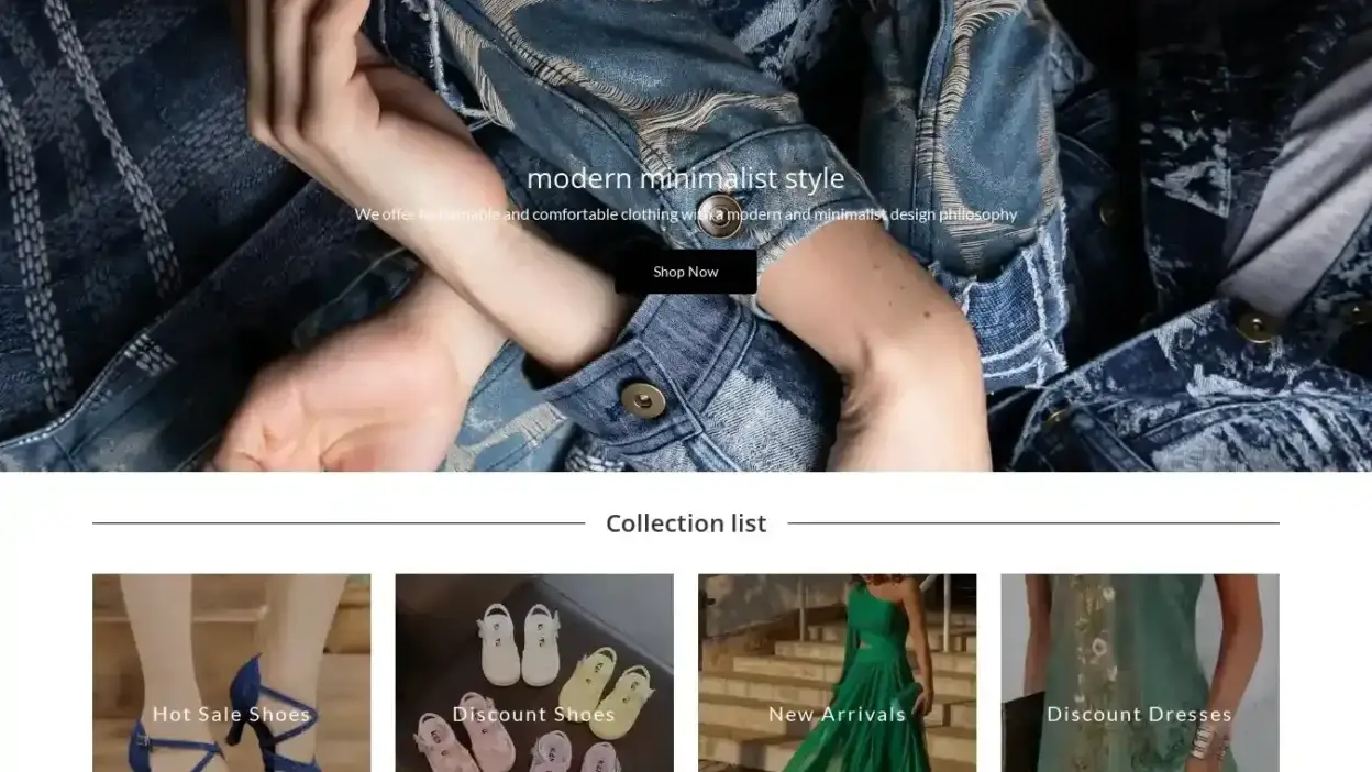 Screenshot of Non-Delivery scam website Garmenttrendzone.com
