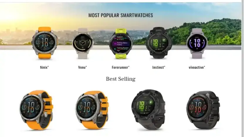 Screenshot of Non-Delivery scam website Garminzx.shop