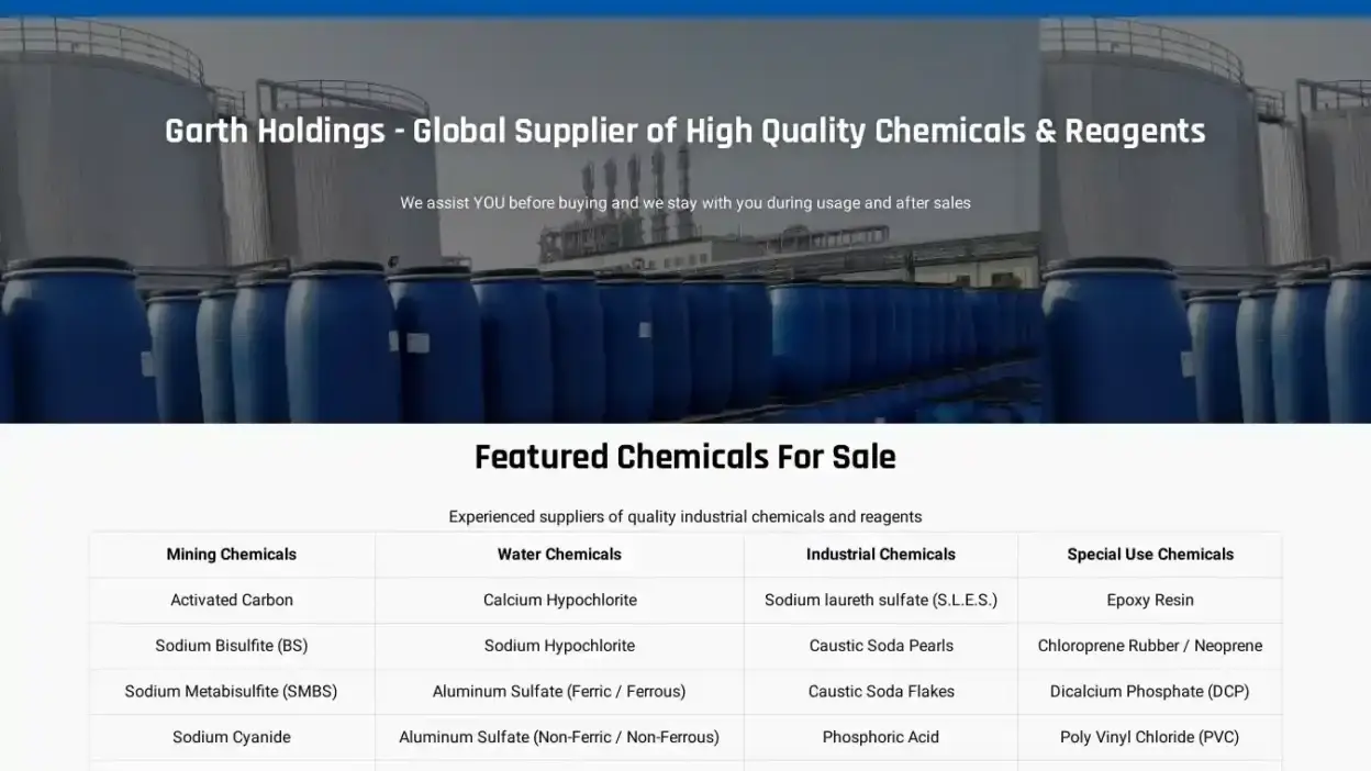 Screenshot of Non-Delivery scam website Garthholdings.com