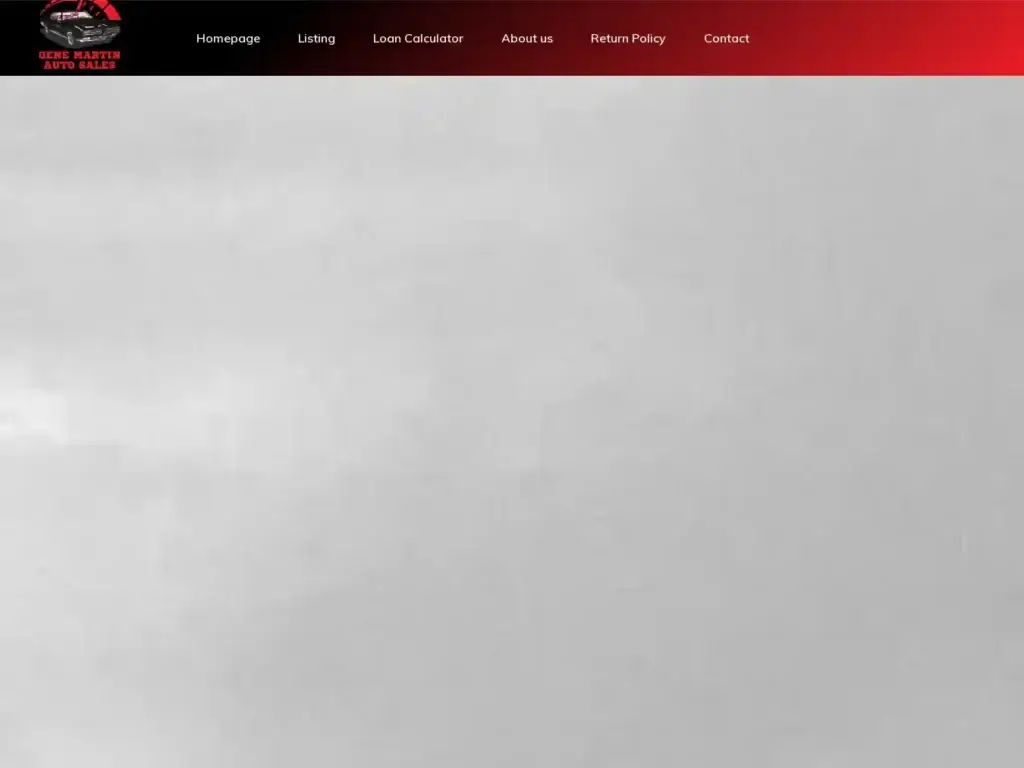 genemartinautosales-com Alternative Text