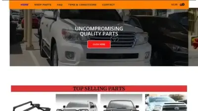 Screenshot of Automobile scam website Genuineaftermarkettoyotapart.com