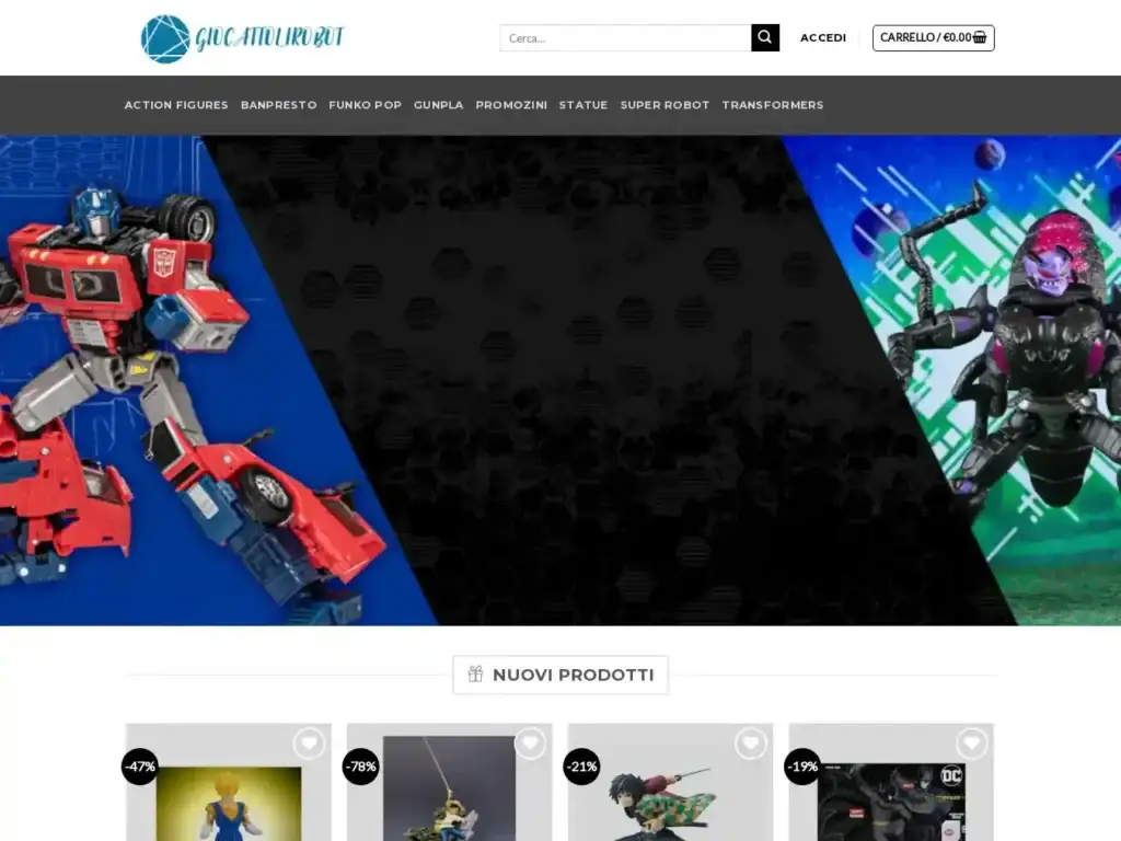 giocattolirobot-com Alternative Text