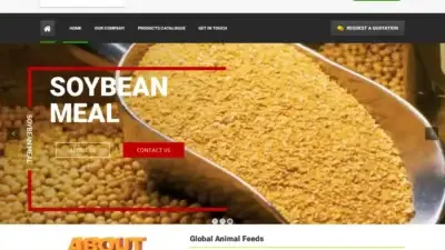 Screenshot of Commodity scam website Globalanimalsfeed.com