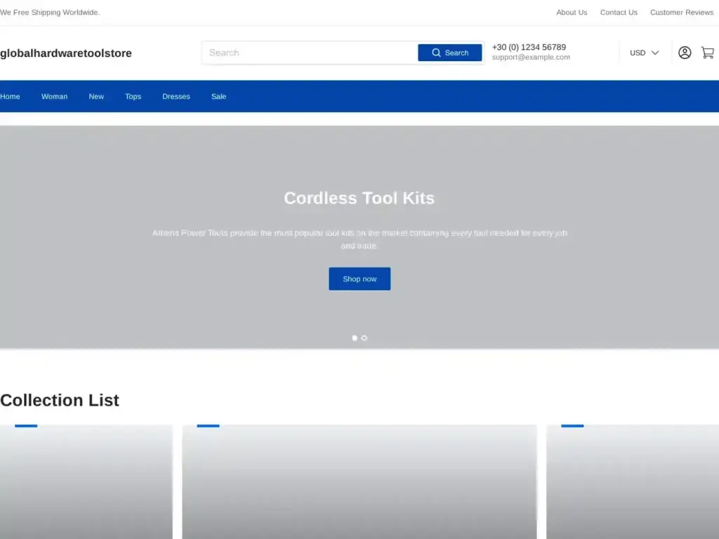 globalhardwaretoolstore-com Alternative Text