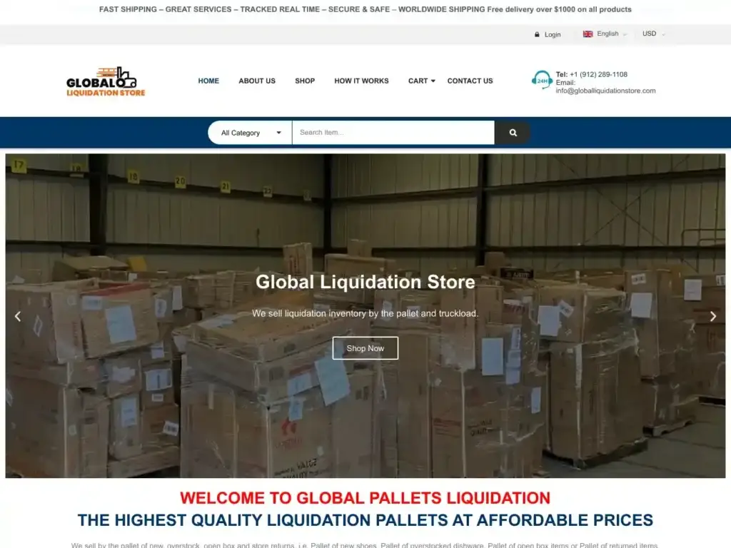 globalliquidationstore-com Alternative Text