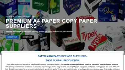 Screenshot of Non-Delivery scam website Globalproductionservicess.com