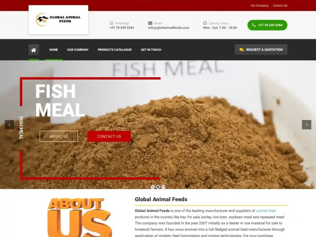 globanimalfeeds-com Alternative Text