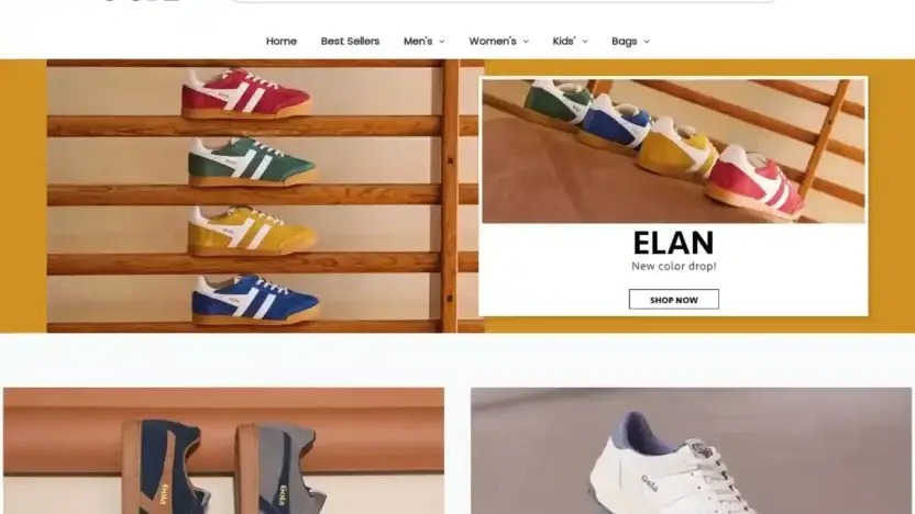 Screenshot of Non-Delivery scam website Golagb.shop