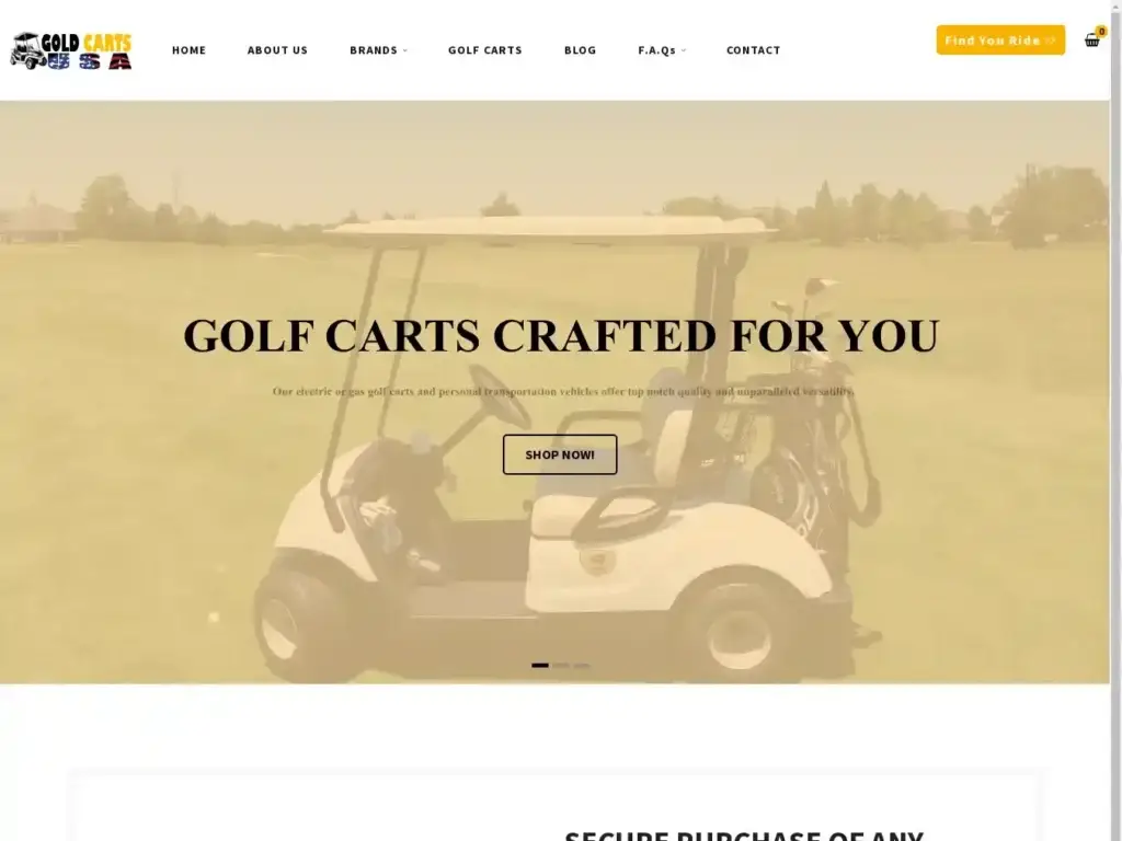 goldcartusa-com Alternative Text