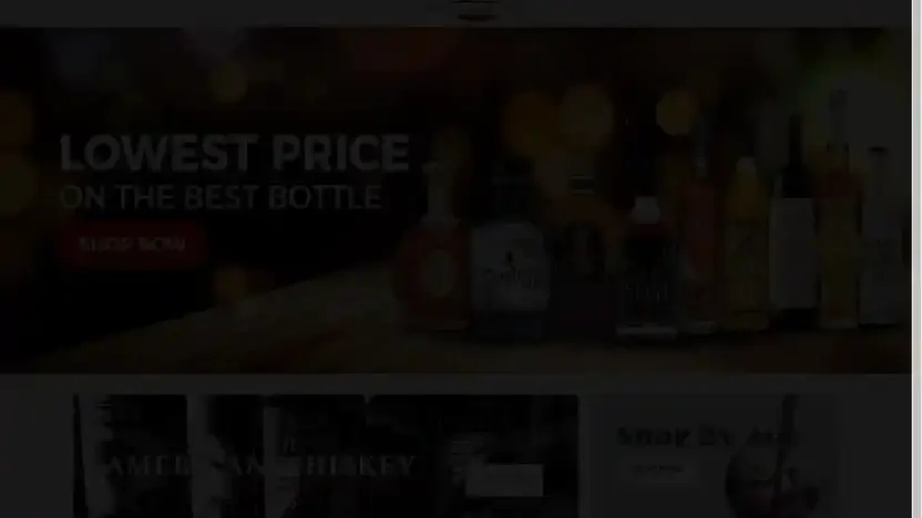 Screenshot of Whisky scam website Goldenspiritsstores.com