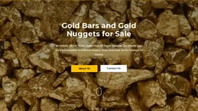 Screenshot of Non-Delivery scam website Goldmineralke.com