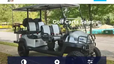 Screenshot of Non-Delivery scam website Golfcart-sale.com