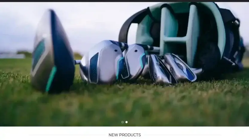 Screenshot of Sport scam website Golfnewin.com