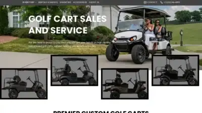 Screenshot of Non-Delivery scam website Golfsmartcarts.com