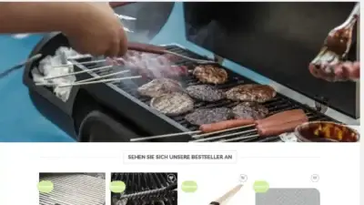 Screenshot of Non-Delivery scam website Grillbroilking.com