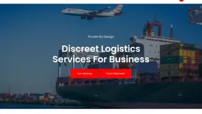 Screenshot of Non-Delivery scam website Gryphoncargo.com