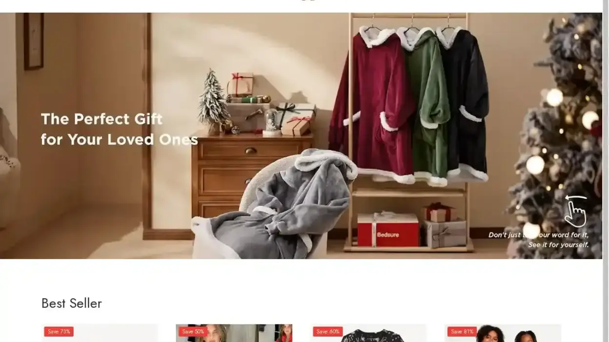 Screenshot of Non-Delivery scam website Guesooml.shop