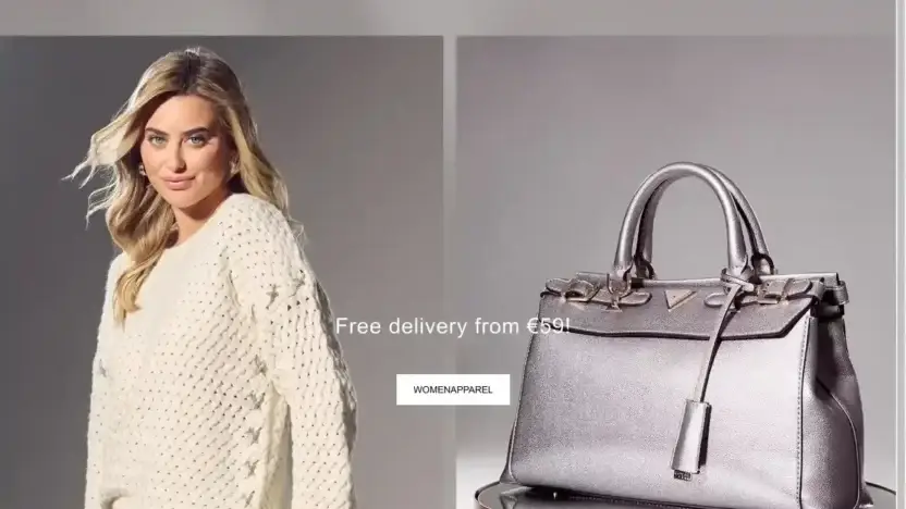 Screenshot of Non-Delivery scam website Guesseu.shop