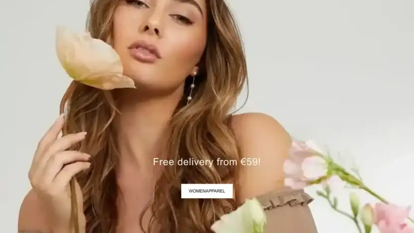 Screenshot of Non-Delivery scam website Guesshopping.shop