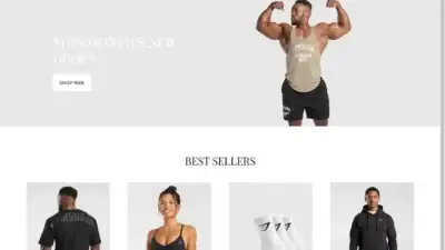 Screenshot of Non-Delivery scam website Gymzzt.shop