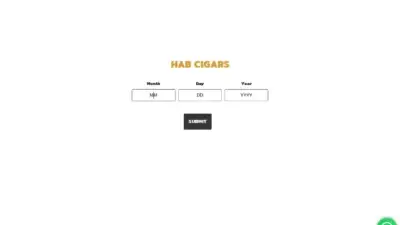 Screenshot of Non-Delivery scam website Habcigars.com