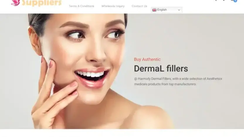 Screenshot of Non-Delivery scam website Hamofydermalsuppliers.com