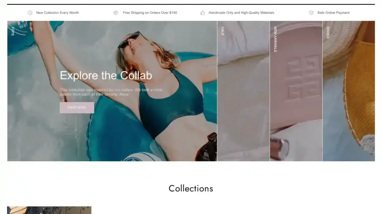 Screenshot of Non-Delivery scam website Handbagtrendz.com