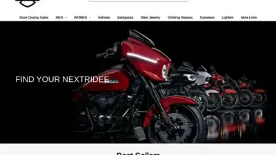Screenshot of Non-Delivery scam website Harleyvip.com