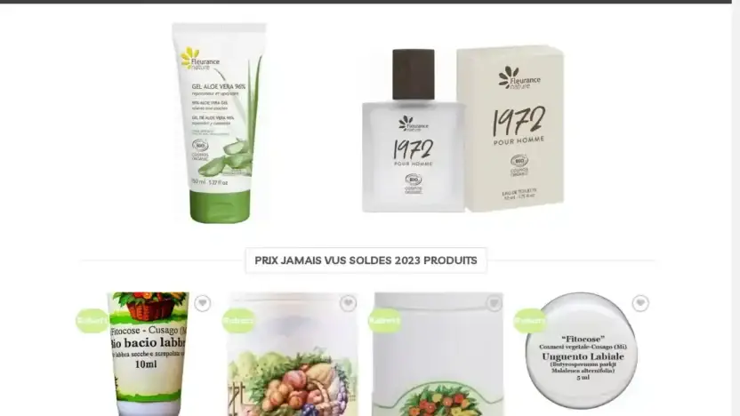 Screenshot of Non-Delivery scam website Hautpflegede.com