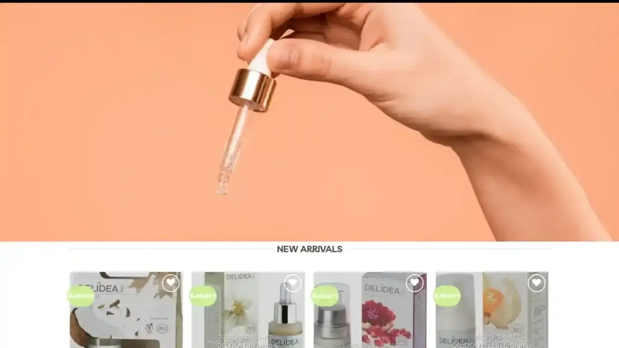 Screenshot of Non-Delivery scam website Hautpflegekosmetik.com