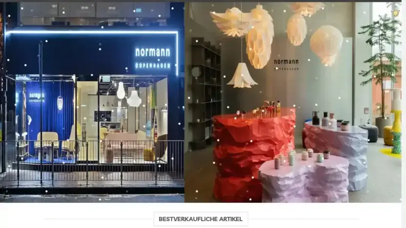 Screenshot of Non-Delivery scam website Heimnormann.com