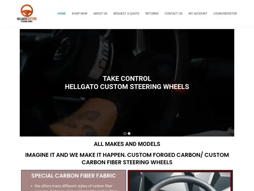 hellgatocustomsteeringwheels-com Alternative Text